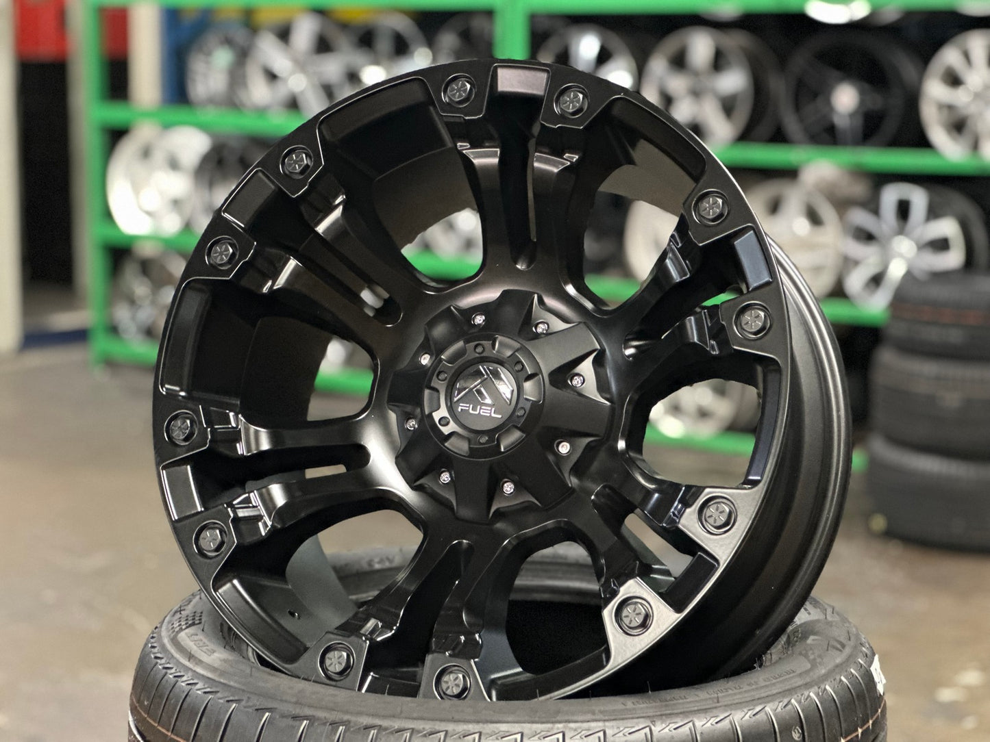 New 20X10 ET-18 Fuel Vapor Rim (4 wheel) Matt Black 6X139.7