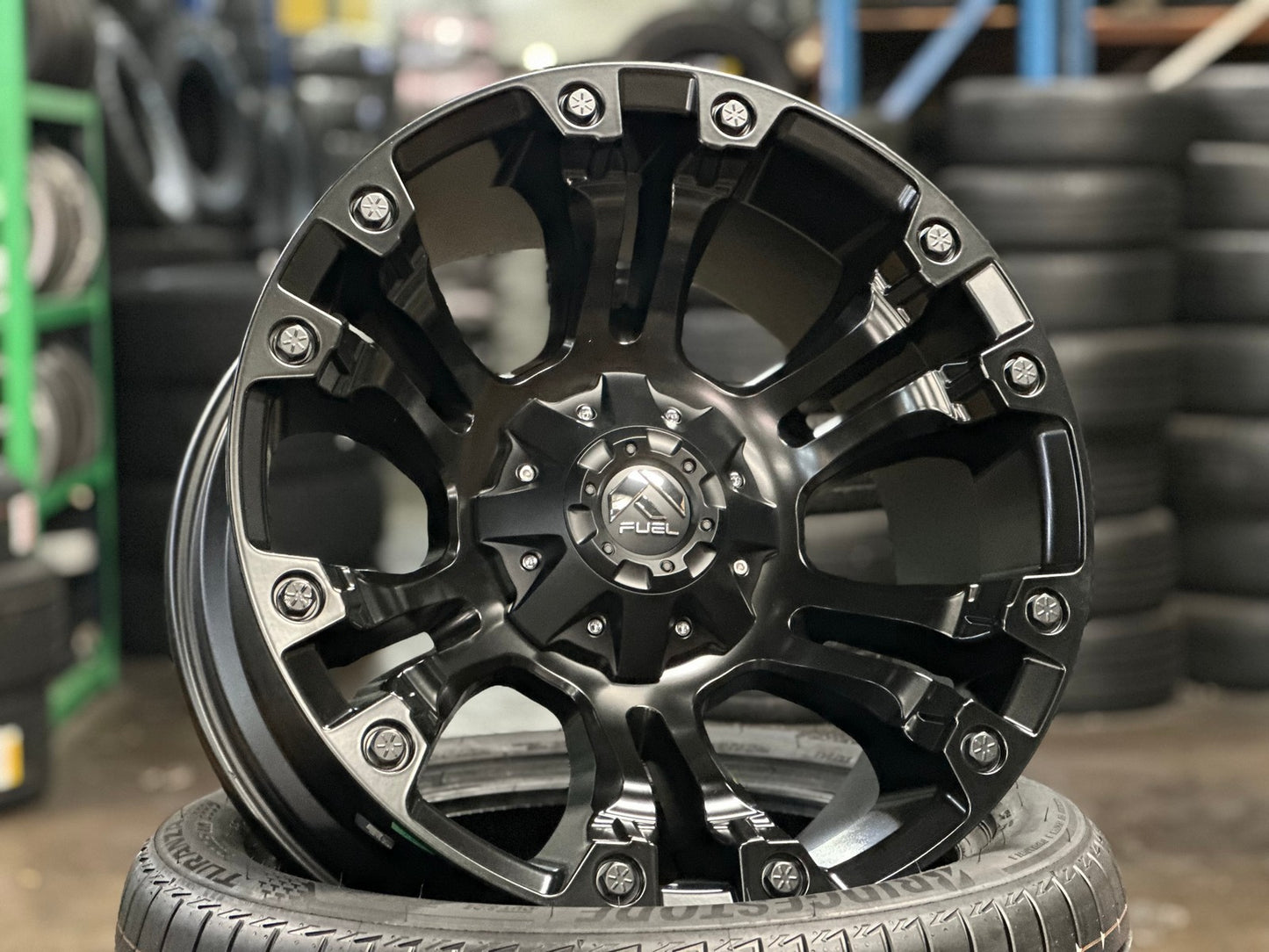 New 20X10 ET-18 Fuel Vapor Rim (4 wheel) Matt Black 6X139.7