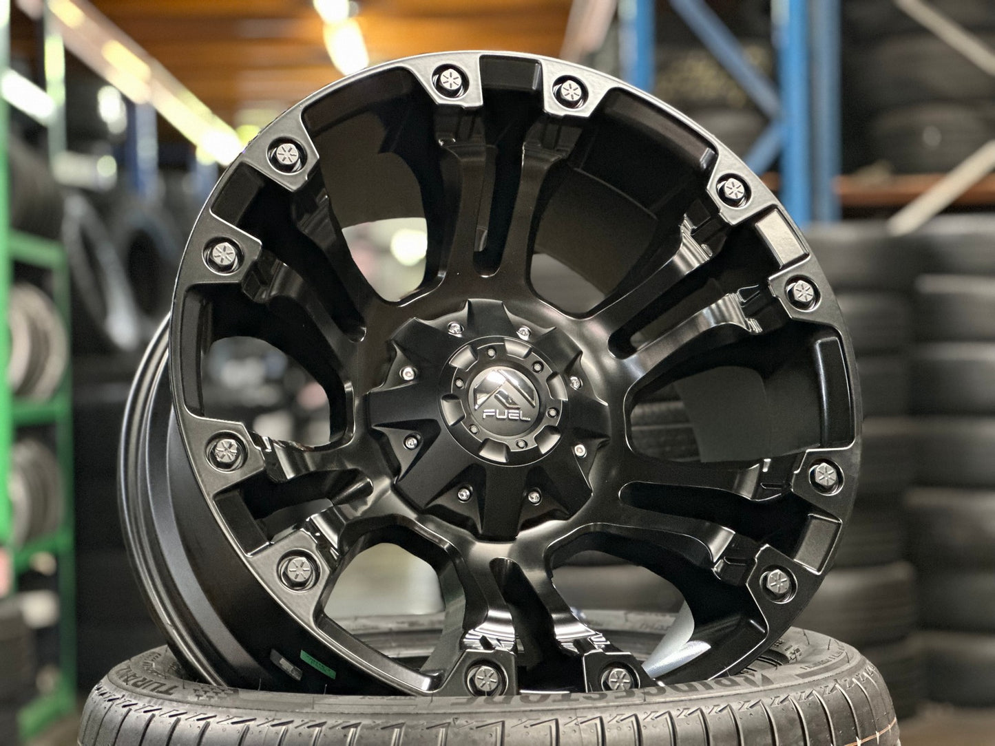 New 20X10 ET-18 Fuel Vapor Rim (4 wheel) Matt Black 6X139.7