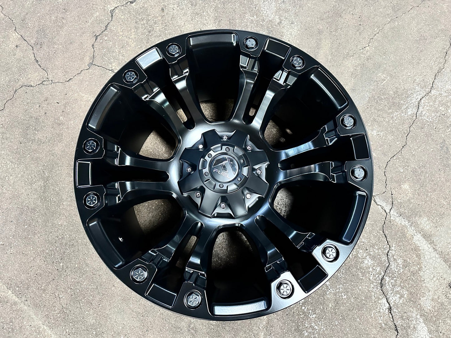 New 20X10 ET-18 Fuel Vapor Rim (4 wheel) Matt Black 6X139.7