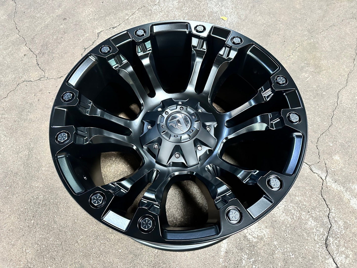 New 20X10 ET-18 Fuel Vapor Rim (4 wheel) Matt Black 6X139.7