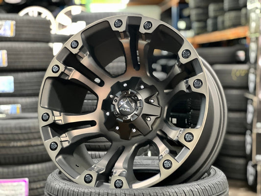 New 20X10 ET-18 Fuel Vapor Rim (4 wheel) Black 6X139.7