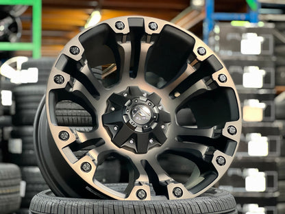 New 20X10 ET-18 Fuel Vapor Rim (4 wheel) Black 6X139.7