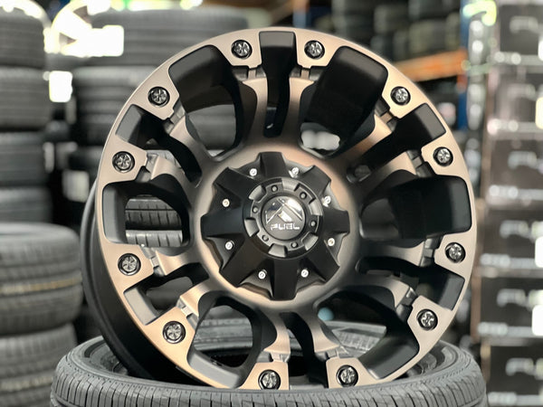 New 18X9 ET-12 Fuel Vapor Rim (4 wheel) Black 6X139.7