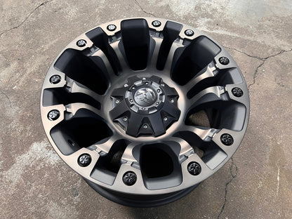 New 18X9 ET-12 Fuel Vapor Rim (4 wheel) Black 6X139.7