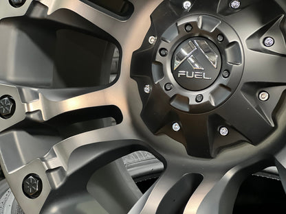 New 18X9 ET-12 Fuel Vapor Rim (4 wheel) Black 6X139.7