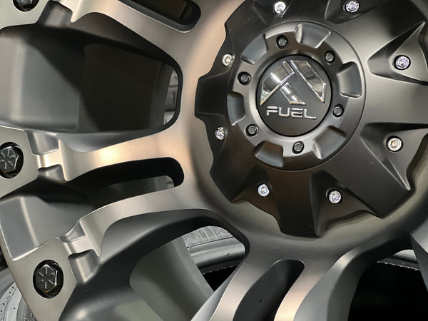 New 18X9 ET-12 Fuel Vapor Rim (4 wheel) Black 6X139.7