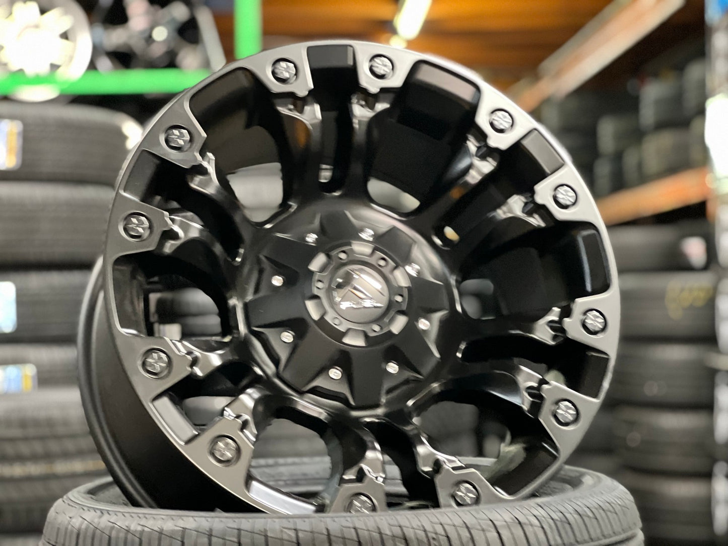 New 18X9 ET-12 Fuel Vapor Rim (4 wheel) Matt Black 6X139.7