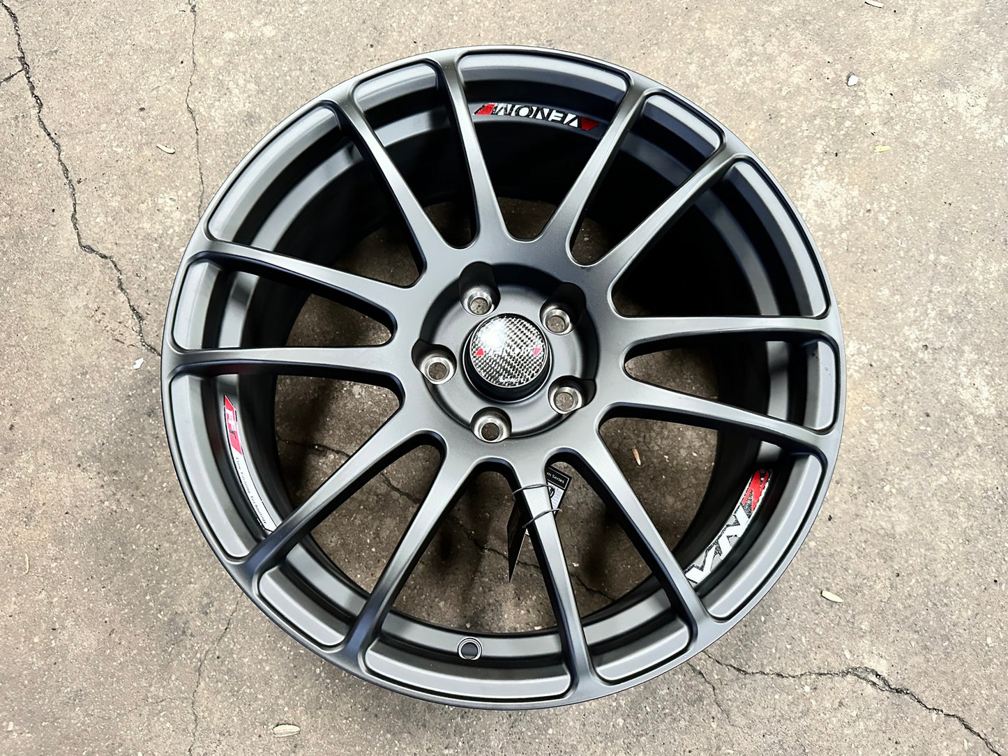 New 18X8 ET37 Lenso Venom 2 Rim (4 wheel) Matt Black 5X114.3