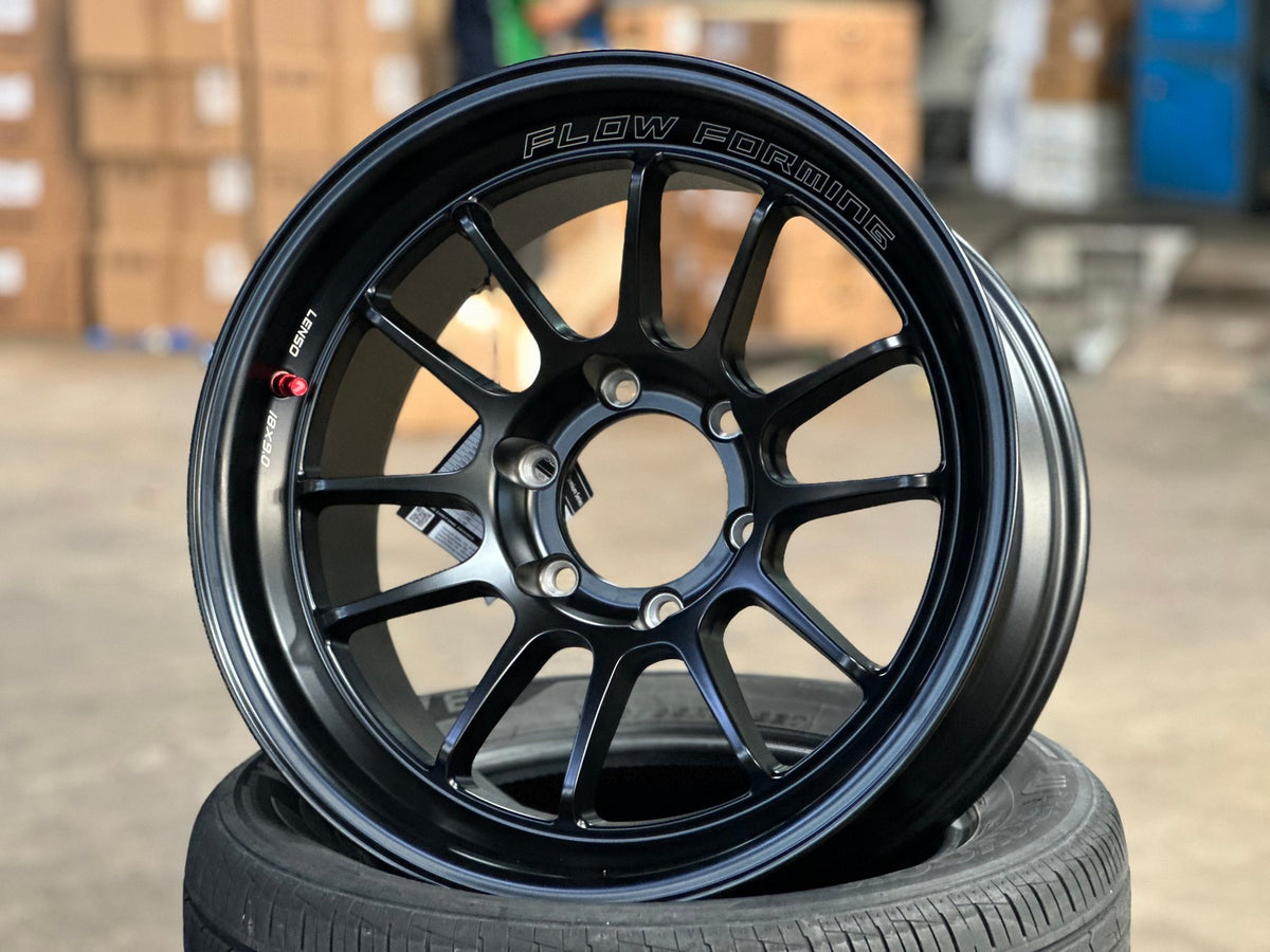 New 18X9 ET0 Lenso Venom 5 Rim (4 wheel) Matt Black 6X139.7