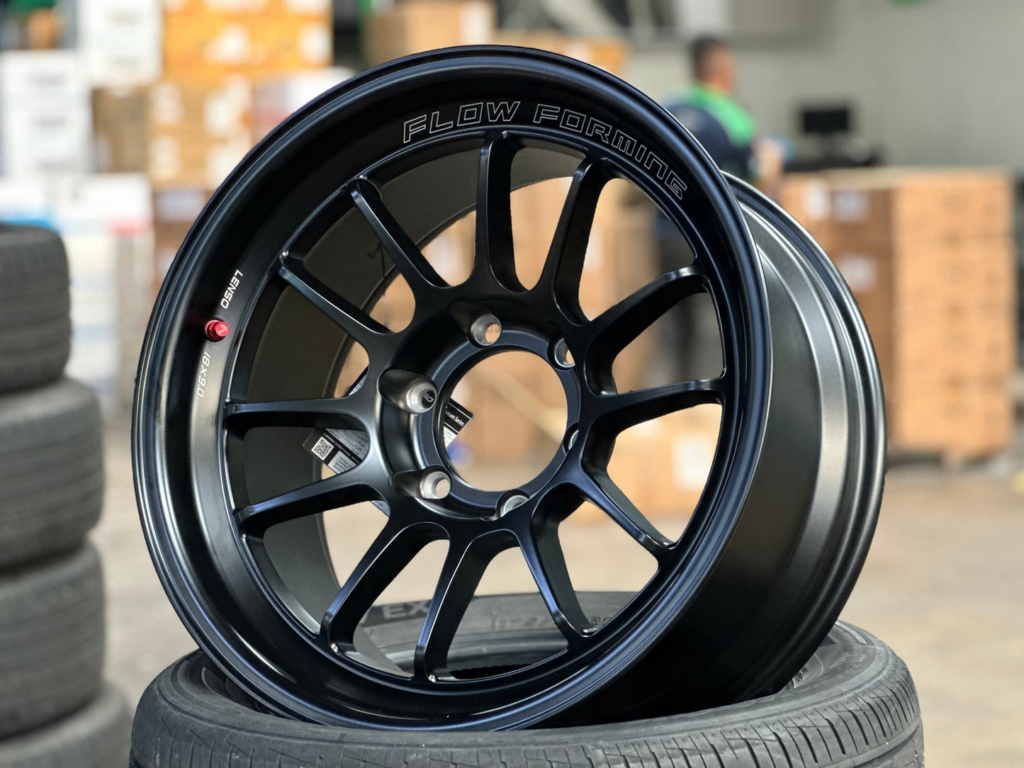 New 18X9 ET0 Lenso Venom 5 Rim (4 wheel) Matt Black 6X139.7