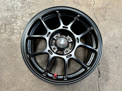 New 15X6.5 ET38 Lenso Venom 6 Rim (4 wheel) Matt Black 4X100