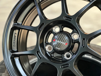 New 15X6.5 ET38 Lenso Venom 6 Rim (4 wheel) Matt Black 4X100