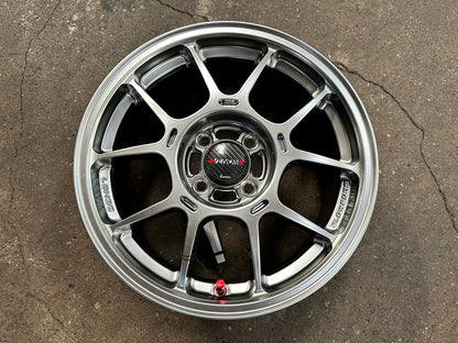 New 15X6.5 ET38 Lenso Venom 6 Rim (4 wheel) Hyper Black 4X100