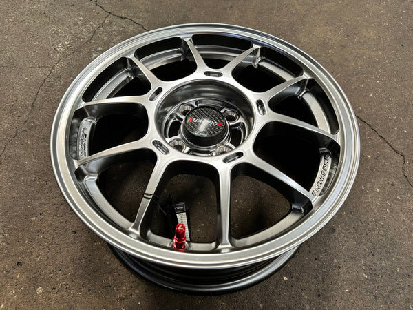 New 15X6.5 ET38 Lenso Venom 6 Rim (4 wheel) Hyper Black 4X100