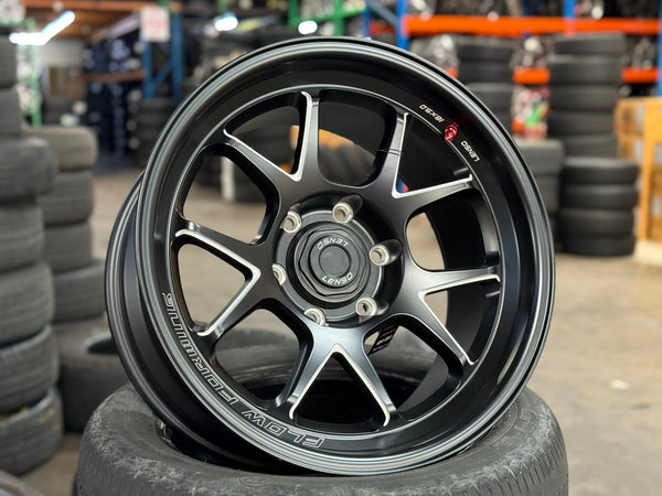 New 18X9 ET0 Lenso Venom 6 Rim (4 wheel) Matt Black 6X139.7