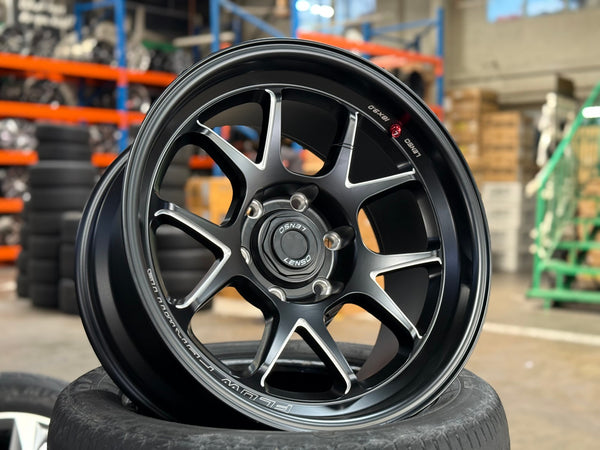 New 18X9 ET0 Lenso Venom 6 Rim (4 wheel) Matt Black 6X139.7