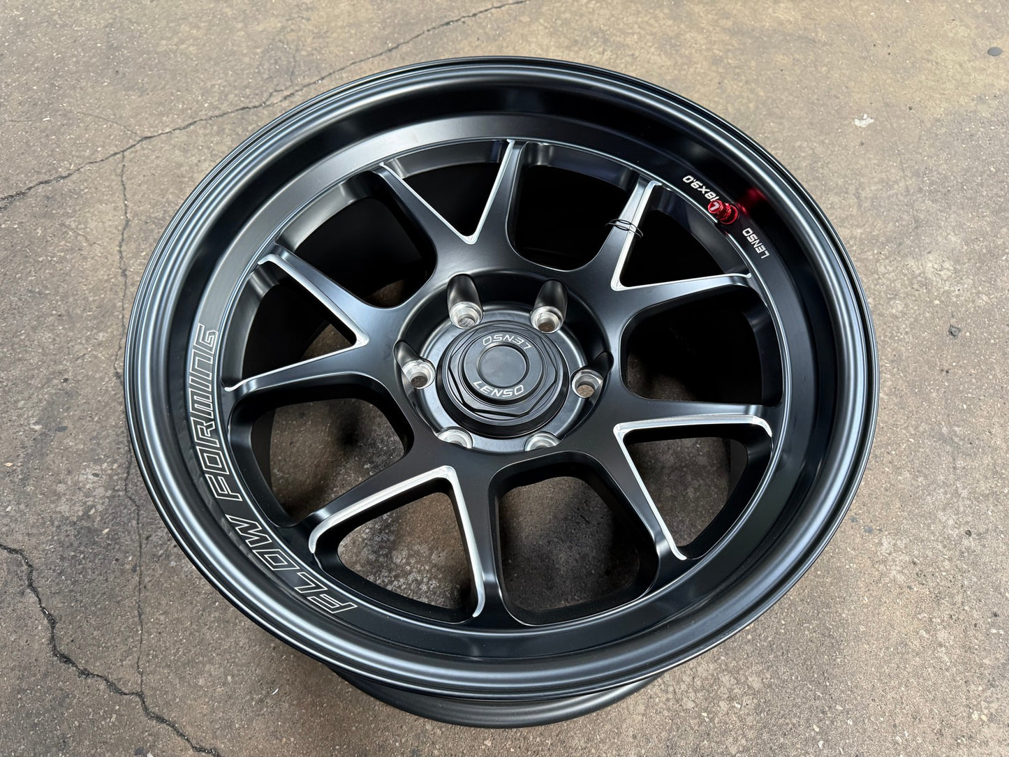 New 18X9 ET0 Lenso Venom 6 Rim (4 wheel) Matt Black 6X139.7
