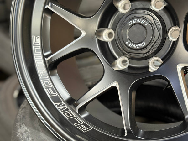 New 18X9 ET0 Lenso Venom 6 Rim (4 wheel) Matt Black 6X139.7