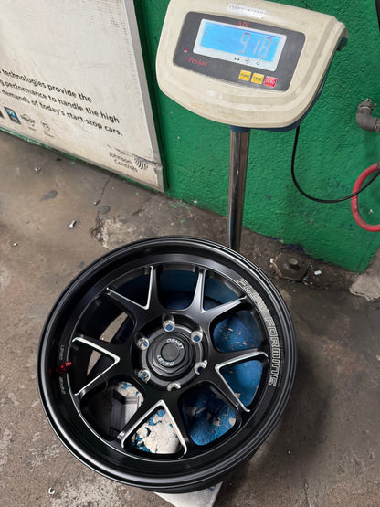 New 18X9 ET0 Lenso Venom 6 Rim (4 wheel) Matt Black 6X139.7