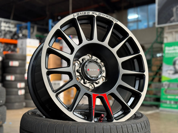New 18X9 ET18 Lenso Venom 8 Rim (4 wheel) Matt Black 6X139.7