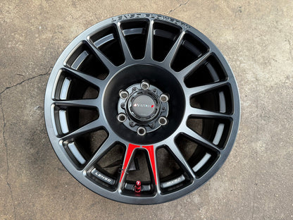 New 18X9 ET18 Lenso Venom 8 Rim (4 wheel) Matt Black 6X139.7