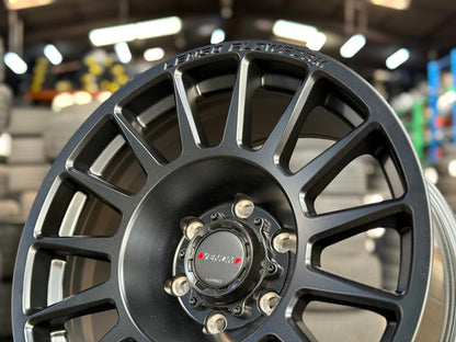 New 18X9 ET18 Lenso Venom 8 Rim (4 wheel) Matt Black 6X139.7
