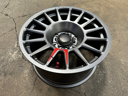 New 18X9 ET18 Lenso Venom 8 Rim (4 wheel) Matt Gunmetal 6X139.7