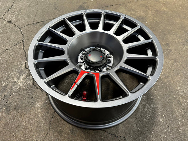 New 18X9 ET18 Lenso Venom 8 Rim (4 wheel) Matt Gunmetal 6X139.7