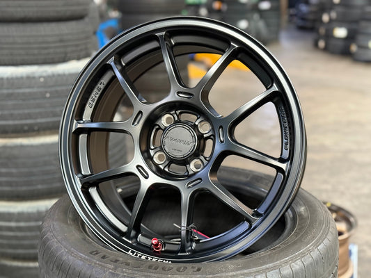 New 16X7 ET35 Lenso Venom V1N Rim (4 wheel) Matt Black 4X100