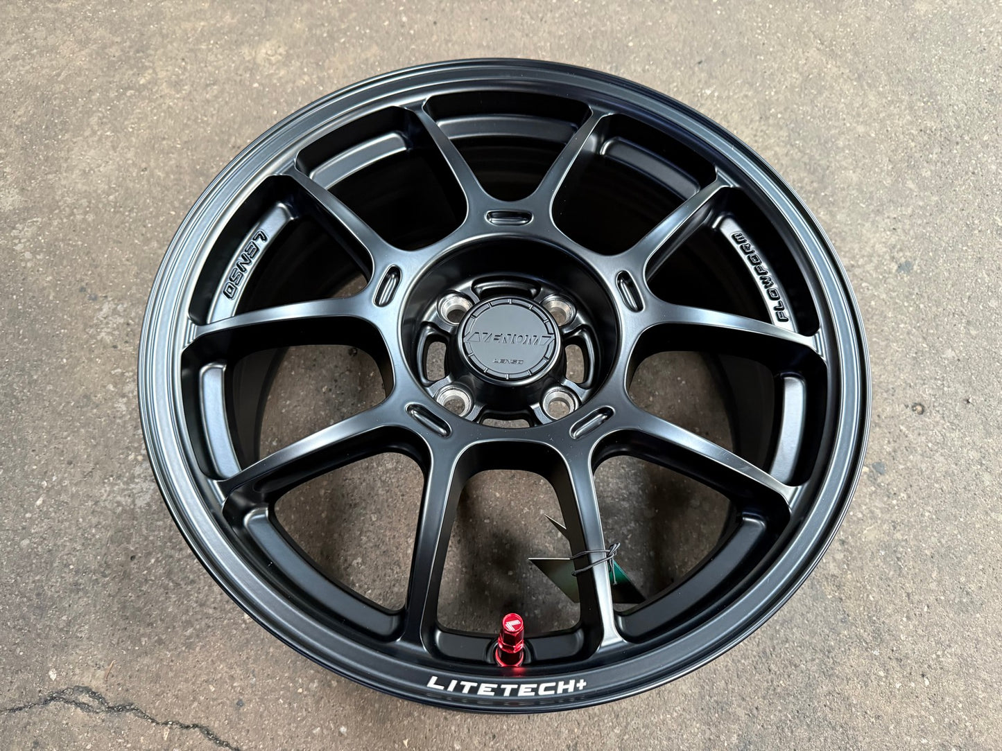 New 16X7 ET35 Lenso Venom V1N Rim (4 wheel) Matt Black 4X100