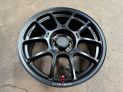 New 16X7 ET35 Lenso Venom V1N Rim (4 wheel) Matt Black 4X100