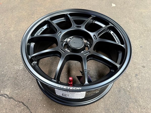 New 16X7 ET35 Lenso Venom V1N Rim (4 wheel) Matt Black 4X100
