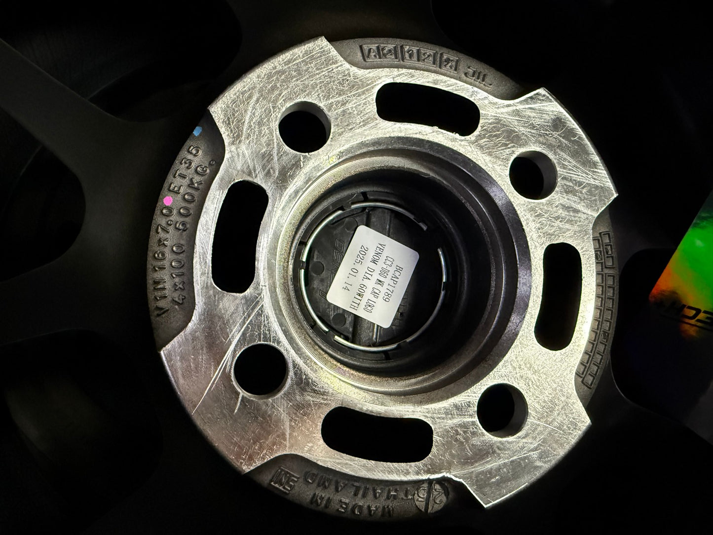 New 16X7 ET35 Lenso Venom V1N Rim (4 wheel) Matt Black 4X100