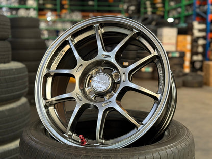 New 16X7 ET35 Lenso Venom V1N Rim (4 wheel) Gloss Gunmetal 4X100