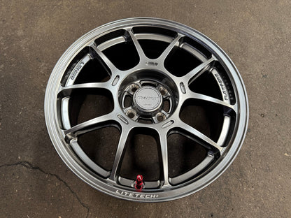 New 16X7 ET35 Lenso Venom V1N Rim (4 wheel) Gloss Gunmetal 4X100