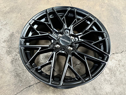 New 17X7 ET35 Lenso Ventus Rim (4 wheel) Matt Black 4X100