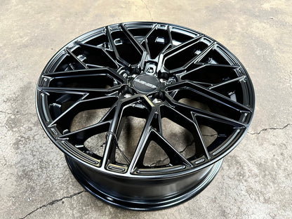 New 17X7 ET35 Lenso Ventus Rim (4 wheel) Matt Black 4X100