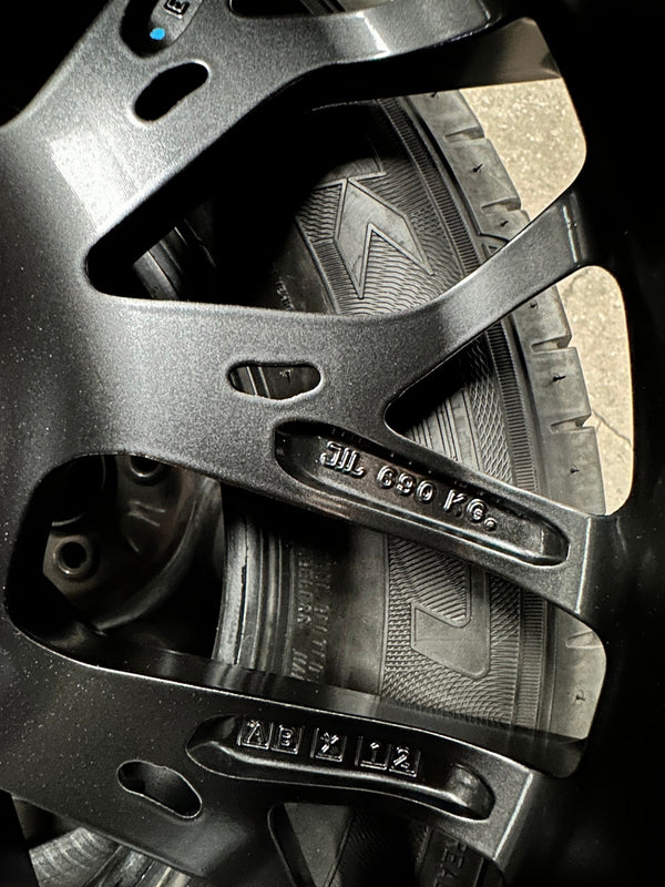 New 17X7 ET35 Lenso Ventus Rim (4 wheel) Matt Black 4X100