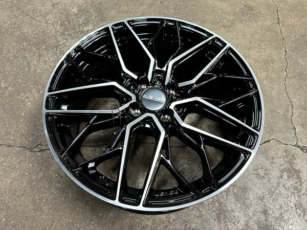 New 17X7 ET35 Lenso Ventus Rim (4 wheel) Gloss Black PF 4X100