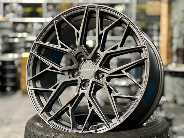 New 18X8.5 ET40 Lenso Ventus Rim (4 wheel) Matt Gunmetal 5X108
