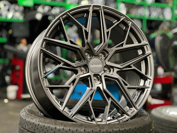 New 18X8.5 ET40 Lenso Ventus Rim (4 wheel) Matt Gunmetal 5X108