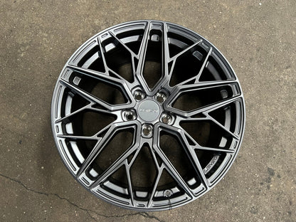 New 18X8.5 ET40 Lenso Ventus Rim (4 wheel) Matt Gunmetal 5X108