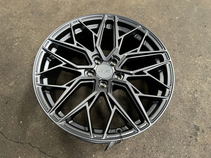 New 18X8.5 ET40 Lenso Ventus Rim (4 wheel) Matt Gunmetal 5X108