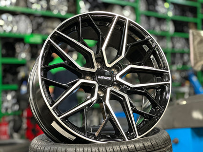 New 18X8.5 ET35 Lenso Ventus Rim (4 wheel) Matt Black 5X114.3