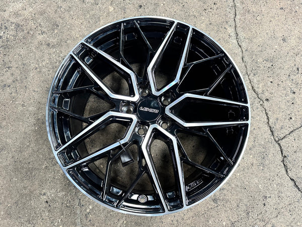 New 18X8.5 ET35 Lenso Ventus Rim (4 wheel) Matt Black 5X114.3