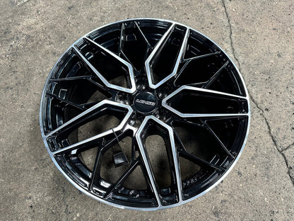 New 18X8.5 ET35 Lenso Ventus Rim (4 wheel) Matt Black 5X114.3