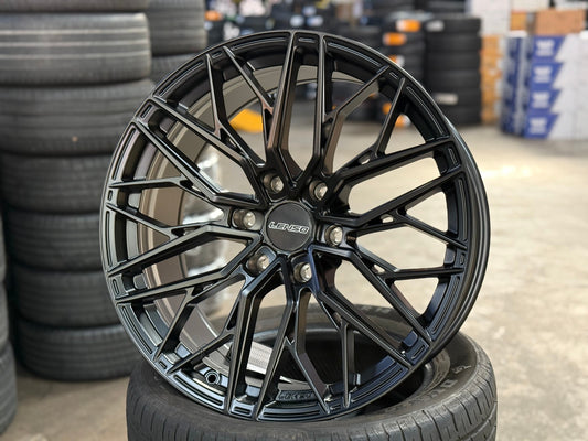 New 20X9 ET15 Lenso Ventus Rim (4 wheel) Matt Black 6X139.7