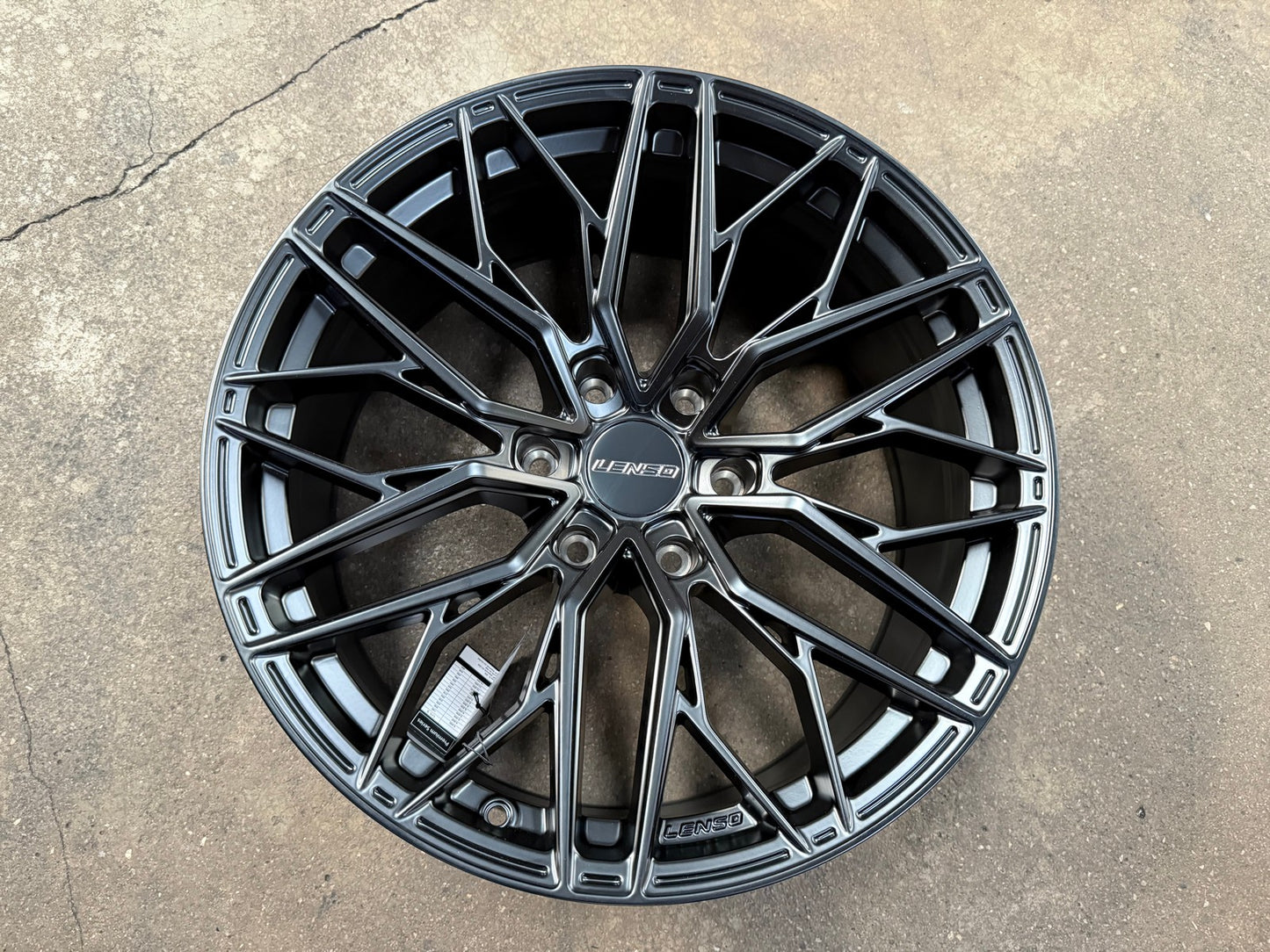 New 20X9 ET15 Lenso Ventus Rim (4 wheel) Matt Black 6X139.7