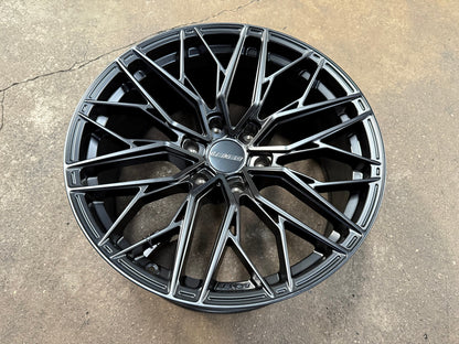 New 20X9 ET15 Lenso Ventus Rim (4 wheel) Matt Black 6X139.7
